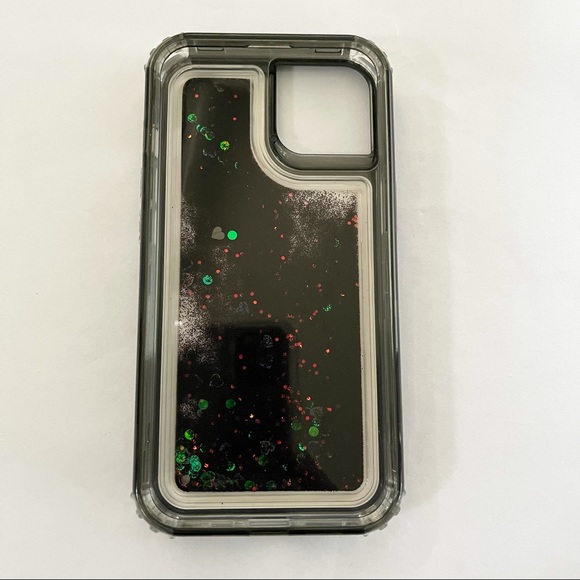 Strong black flowing glitter Apple IPhone 13 - Picture 2 of 3